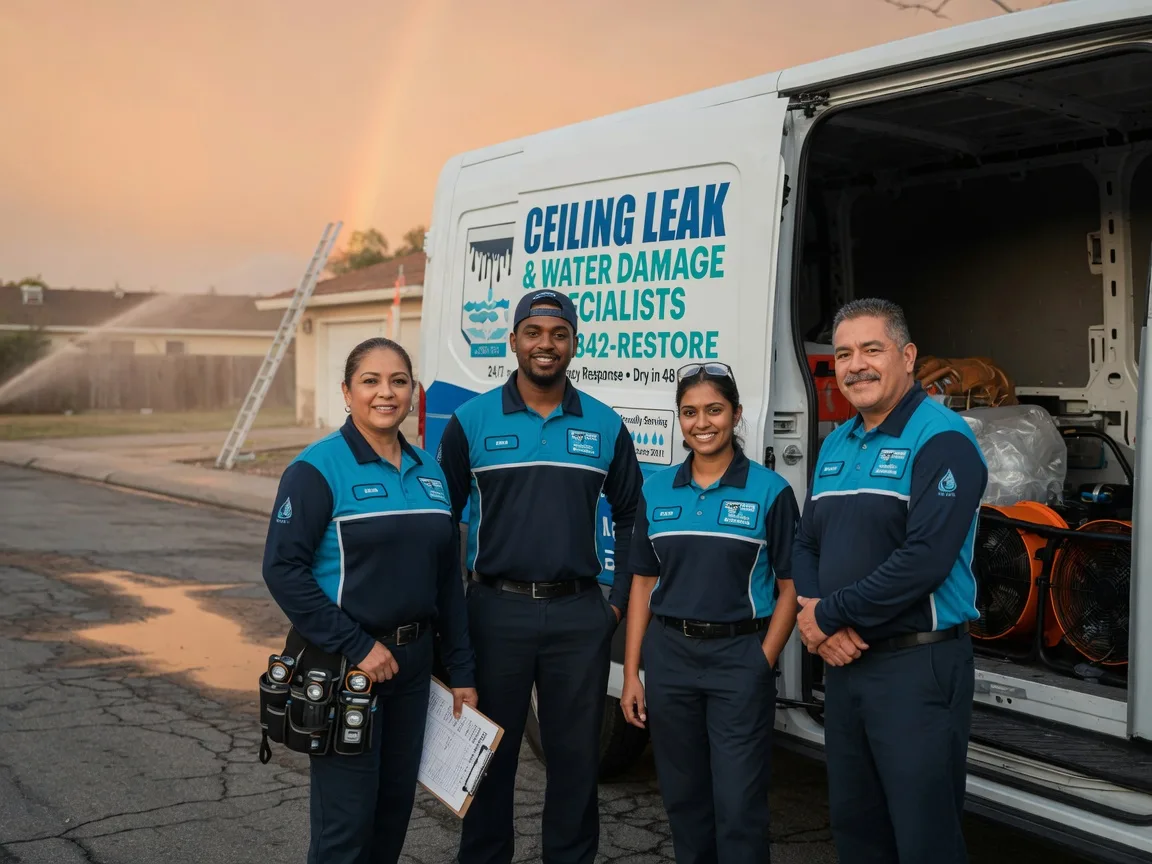 Ceiling Leak Cleanup company in East Fultonham, OH